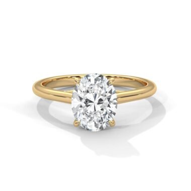 Oval Cut 2 Carat Solitaire Ring