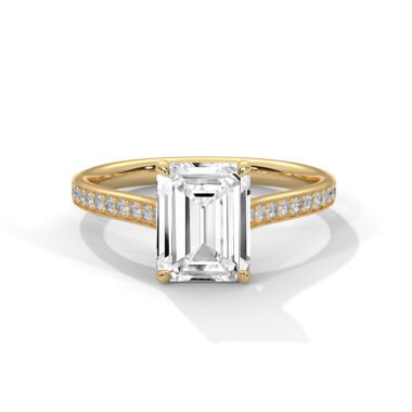 Emerald Cut Solitaire Ring