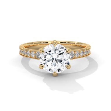 Round Brilliant Solitaire Ring 