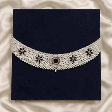 Black Beauty Beaded Choker